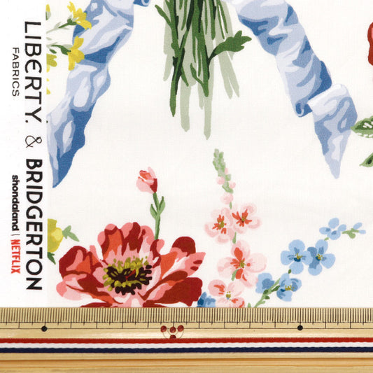 [来自数量5] 织物 “自由结构 塔纳草坪 弓花束36374401-A" Liberty Japan
