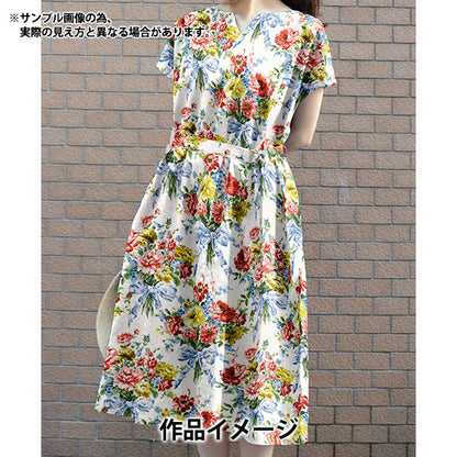 [来自数量5] 织物 “自由结构 塔纳草坪 弓花束36374401-A" Liberty Japan