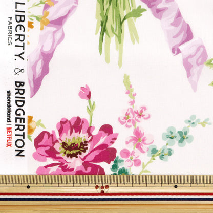 [来自数量5] 织物 “自由结构 塔纳草坪 弓花束36374401-C" Liberty Japan