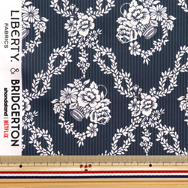 [From quantity 5] Fabric "Liberty Fabric Tana lawn Garland Hamper 36374402-C" Liberty Japan