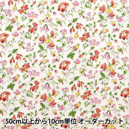 [From quantity 5] Fabric "Liberty Fabric OrganicTana lawn Ivetaz Garden 157J913-24AU" Liberty Japan