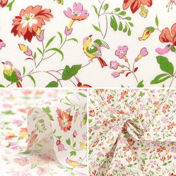 [From quantity 5] Fabric "Liberty Fabric OrganicTana lawn Ivetaz Garden 157J913-24AU" Liberty Japan
