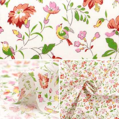 [From quantity 5] Fabric "Liberty Fabric OrganicTana lawn Ivetaz Garden 157J913-24AU" Liberty Japan