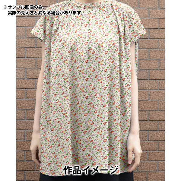 [From quantity 5] Fabric "Liberty Fabric OrganicTana lawn Ivetaz Garden 157J913-24AU" Liberty Japan