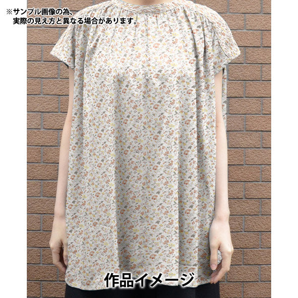 [From quantity 5] Fabric "Liberty Fabric OrganicTana lawn Ivetaz Garden 157J913-24CU" Liberty Japan