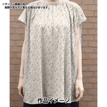 [From quantity 5] Fabric "Liberty Fabric OrganicTana lawn Ivetaz Garden 157J913-24CU" Liberty Japan