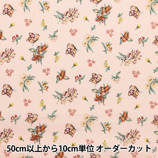 [From quantity 5] Fabric "Liberty Fabric OrganicTana lawn Lily Butterfly 157J914-24BU" Liberty Japan