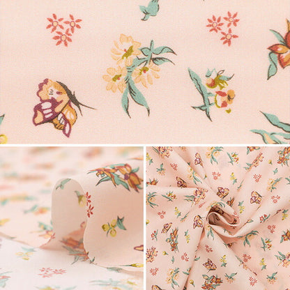 [From quantity 5] Fabric "Liberty Fabric OrganicTana lawn Lily Butterfly 157J914-24BU" Liberty Japan