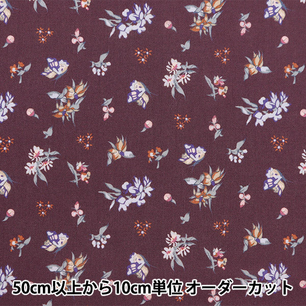 [From quantity 5] Fabric "Liberty Fabric OrganicTana lawn Lily Butterfly 157J914-24CU" Liberty Japan