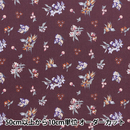 [From quantity 5] Fabric "Liberty Fabric OrganicTana lawn Lily Butterfly 157J914-24CU" Liberty Japan