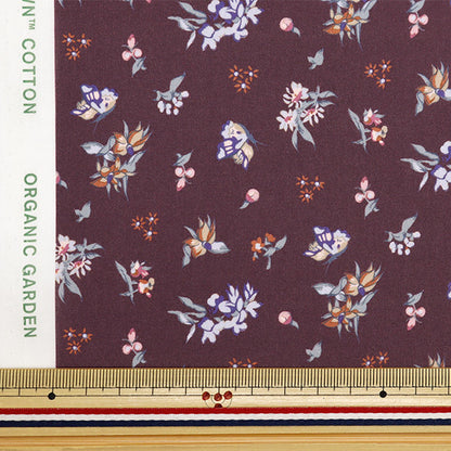 [From quantity 5] Fabric "Liberty Fabric OrganicTana lawn Lily Butterfly 157J914-24CU" Liberty Japan