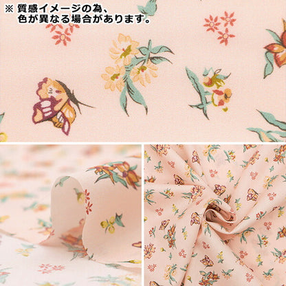 [From quantity 5] Fabric "Liberty Fabric OrganicTana lawn Lily Butterfly 157J914-24CU" Liberty Japan