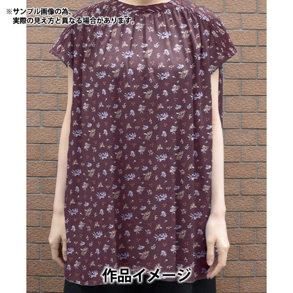 [From quantity 5] Fabric "Liberty Fabric OrganicTana lawn Lily Butterfly 157J914-24CU" Liberty Japan