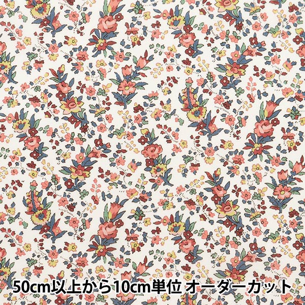 [来自数量5] 织物 “自由织物有机塔纳草坪 水晶钟玫瑰157J915-24AU" Liberty Japan
