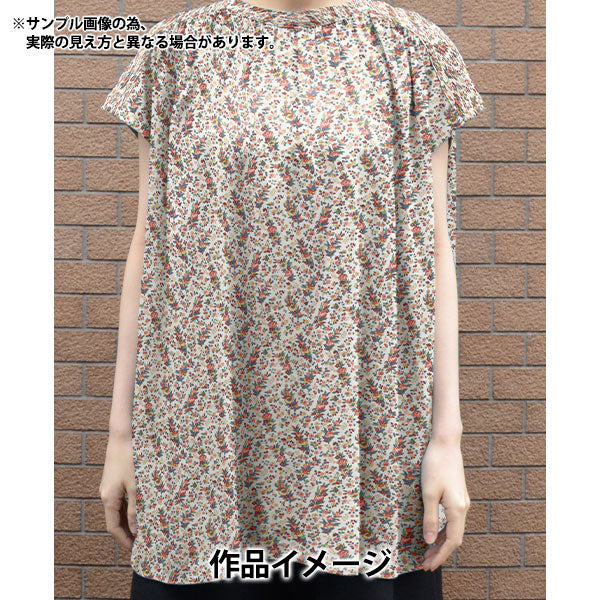 [来自数量5] 织物 “自由织物有机塔纳草坪 水晶钟玫瑰157J915-24AU" Liberty Japan