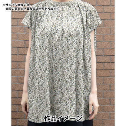[来自数量5] 织物 “自由织物有机塔纳草坪 水晶钟玫瑰157J915-24DU" Liberty Japan
