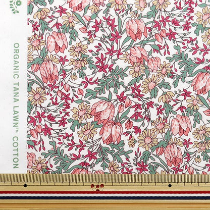 [From quantity 5] Fabric "Liberty Fabric OrganicTana lawn Frances Katylip 157J918-24AU" Liberty Japan