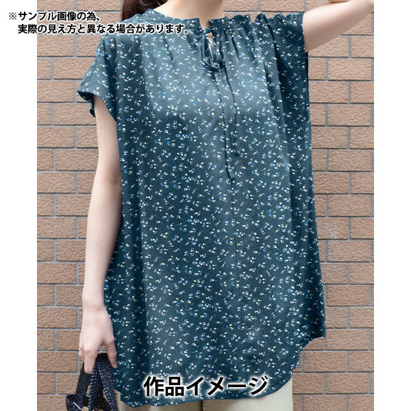 [来自数量5] 织物 “自由织物有机塔纳草坪 Valeria Mia 157J921-24BU" Liberty Japan