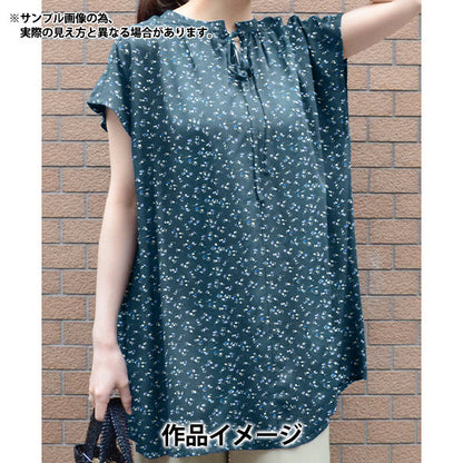 [来自数量5] 织物 “自由织物有机塔纳草坪 Valeria Mia 157J921-24BU" Liberty Japan