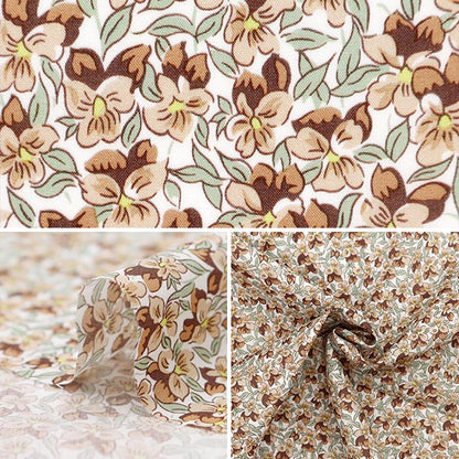 [来自数量5] 织物 “自由织物有机塔纳草坪 Alaria Pansy 157J924-24AU" Liberty Japan