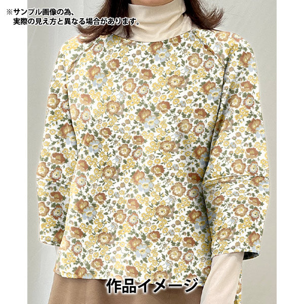 [来自数量5] 织物 “自由结构 灯芯绒印刷罂粟诗3634204-J24A" Liberty Japan