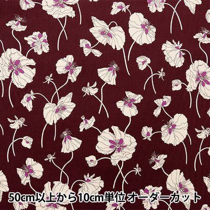 [From quantity 5] Fabric "Liberty Fabric CorduroyPrint Fragyile Blooms 3634206S50JA" Liberty Japan