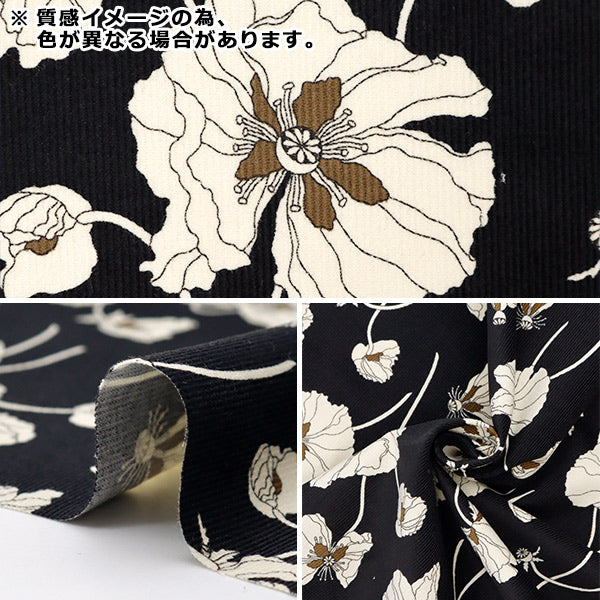 [From quantity 5] Fabric "Liberty Fabric CorduroyPrint Fragyile Blooms 3634206S50JA" Liberty Japan