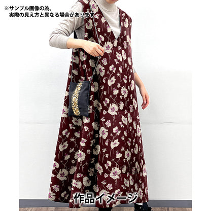 [From quantity 5] Fabric "Liberty Fabric CorduroyPrint Fragyile Blooms 3634206S50JA" Liberty Japan