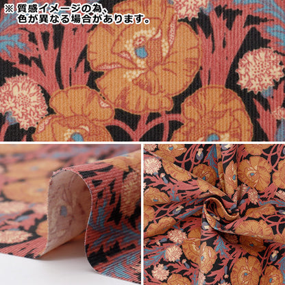 [From quantity 5] Fabric "Liberty Fabric CorduroyPrint Modi Posie 3634221S63J4C" Liberty Japan