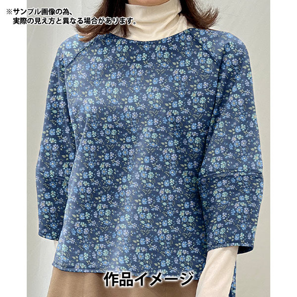 [来自数量5] 织物 “自由结构 灯芯绒打印Capelflolet 3634231-J24H" Liberty Japan