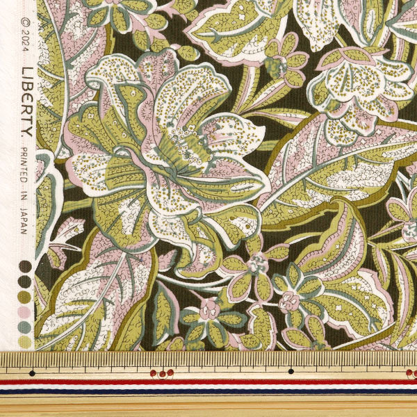 [来自数量5] 织物 “自由结构 灯芯绒打印夏威夷佩斯利3634250-J24D" Liberty Japan