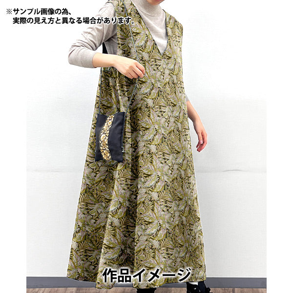 [来自数量5] 织物 “自由结构 灯芯绒打印夏威夷佩斯利3634250-J24D" Liberty Japan