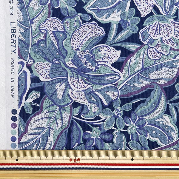 [来自数量5] 织物 “自由结构 灯芯绒打印夏威夷佩斯利3634250-J24E" Liberty Japan