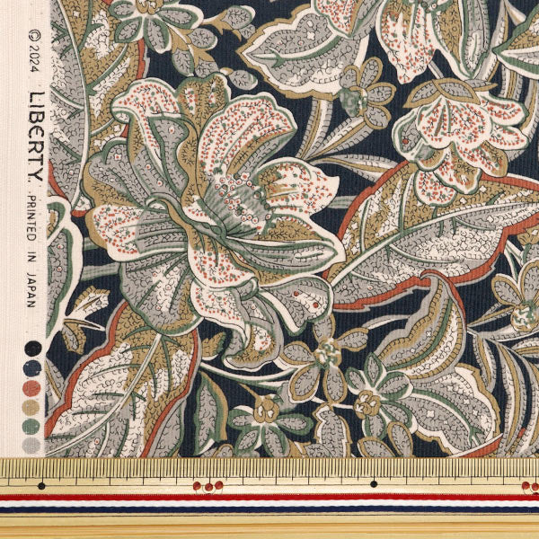 [From quantity 5] Fabric "Liberty Fabric CorduroyPrint Hawaiian Paisley 3634250-J24F" Liberty Japan