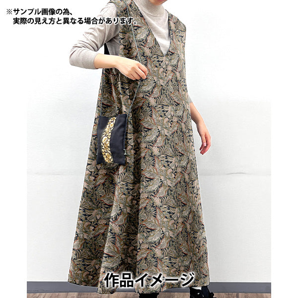 [From quantity 5] Fabric "Liberty Fabric CorduroyPrint Hawaiian Paisley 3634250-J24F" Liberty Japan