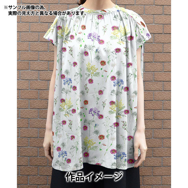 [来自数量5] 织物 “自由结构 塔纳草坪 波尔卡花卉363J4216-24AU" Liberty Japan