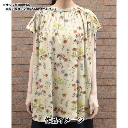 [来自数量5] 织物 “自由结构 塔纳草坪 波尔卡花卉363J4216-24BU" Liberty Japan