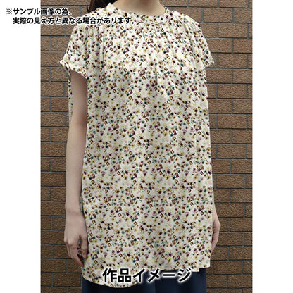 [来自数量5] 织物 “自由结构 塔纳草坪 澳大利亚雏菊363J4220-24BU" Liberty Japan