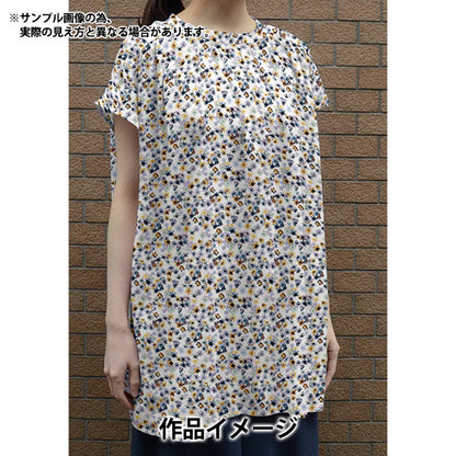 [来自数量5] 织物 “自由结构 塔纳草坪 澳大利亚雏菊363J4220-24DU" Liberty Japan