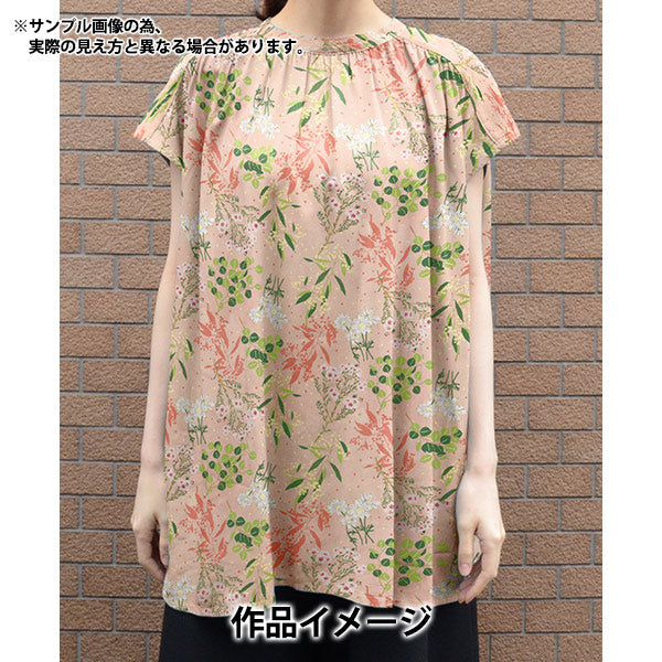 [来自数量5] 织物 “自由结构 塔纳草坪 Dotti Mimos 363J4225-24BU" Liberty Japan