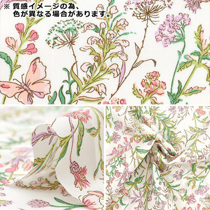 [来自数量5] 织物 “自由结构 塔纳草坪 ButterflyMedu 363J4226-24CU" Liberty Japan