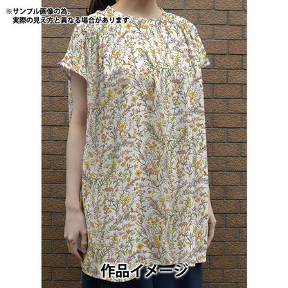 [来自数量5] 织物 “自由结构 塔纳草坪 ButterflyMedu 363J4226-24DU" Liberty Japan