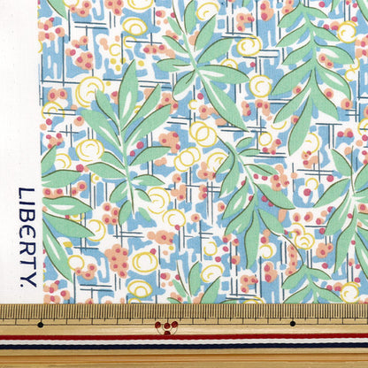 [From quantity 5] Fabric "Liberty Fabric Tana lawn Leaf Weave 363J4228-24AU" Liberty Japan
