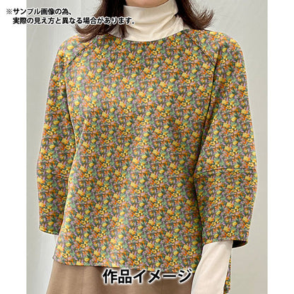 [From quantity 5] Fabric "Liberty Fabric Airy Cott Ivi DC28990-J24D" Liberty Japan