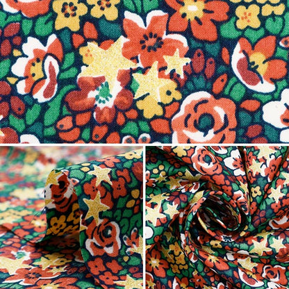 [From quantity 5] Fabric "Liberty Fabric Tana lawn Pearly Christmas Emma Etoile 1577340124A" Liberty Japan