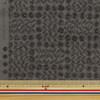 [From quantity 5] Fabric "Liberty Fabric Tana lawn Sleeping Rose Black 3630275-J24F" 【Yuzawayaoriginal】