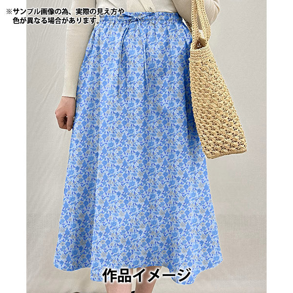 [来自数量5] 织物 “自由结构 塔纳草坪 花卉鼓掌363510425BU" Liberty Japan