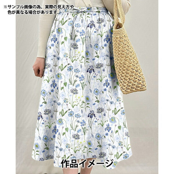 [来自数量5] 织物 “自由结构 塔纳草坪 Medung Muse 363514125BU" Liberty Japan