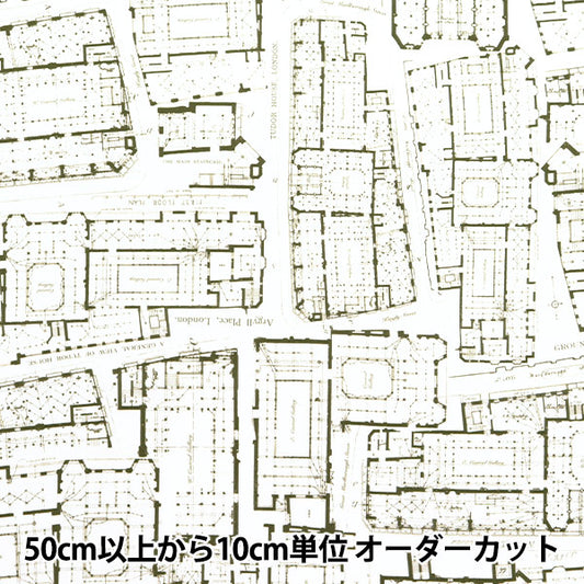 [来自数量5] 织物 “自由结构 塔纳草坪 Bloop Rinz 363515525BU" Liberty Japan
