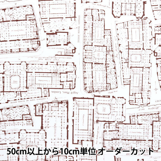 [来自数量5] 织物 “自由结构 塔纳草坪 Bloop Rinz 363515525CU" Liberty Japan